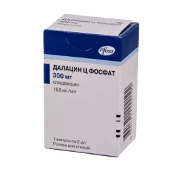 Далацин Ц фосфат р-р д/в/в и в/м введения 300 мг/2мл амп. 1шт фото